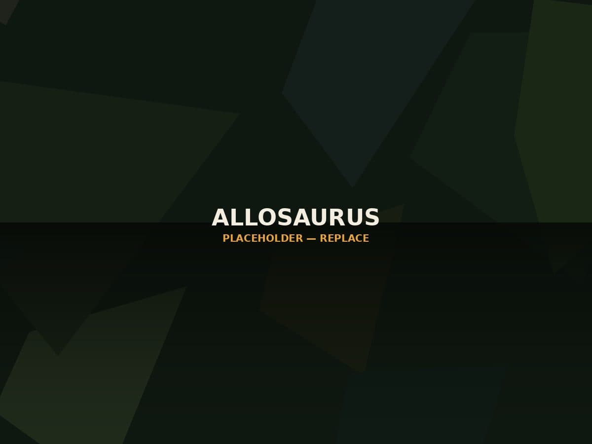 Allosaurus