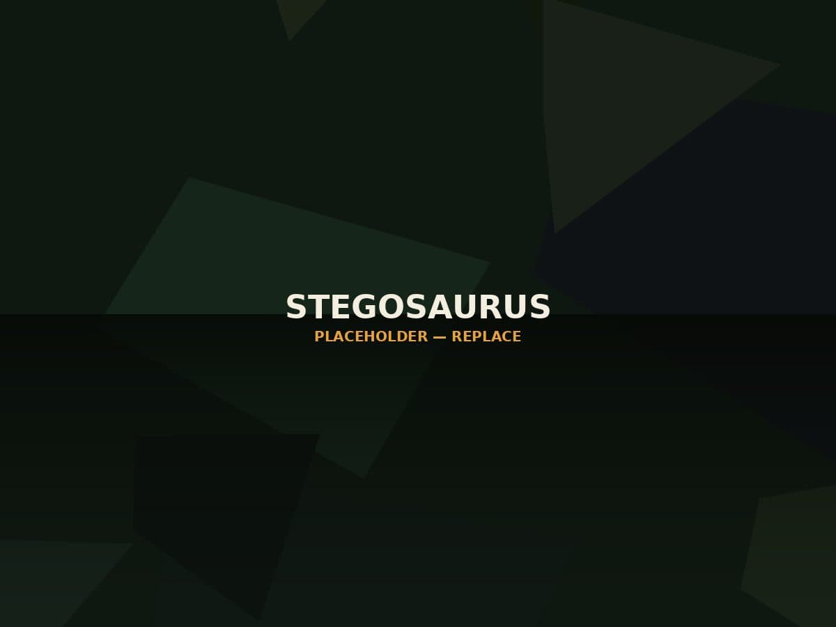 Stegosaurus